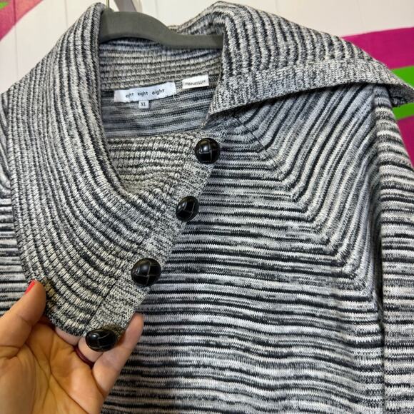 eight eight eight, Gray Cowl Neck Sweater. Size XL. In excellent condition! - Picture 6 of 7